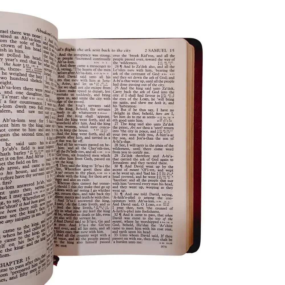 Vintage Genuine Leather Reference Concordance AMC Publishers Bible